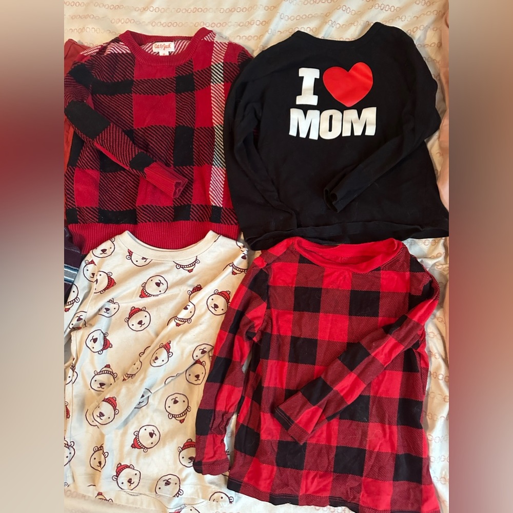 11 Piece Long Sleeve Shirt Bundle - 2T/3T Boys